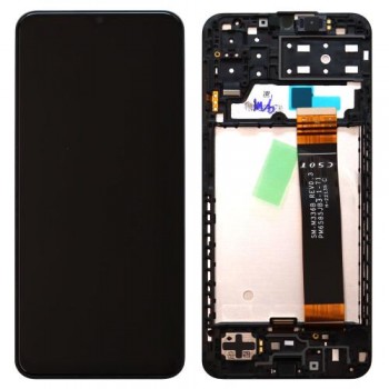 Οθόνη με Touch Screen & Μπροστινή Πρόσοψη Samsung A135F Galaxy A13 4G Μαύρο (Original)