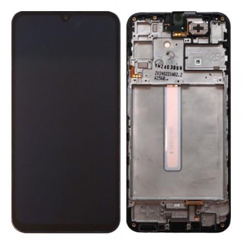 Οθόνη με Touch Screen & Μπροστινή Πρόσοψη Samsung A256B Galaxy A25 5G Μαύρο (Original)