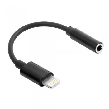 Αντάπτορας Maxlife MXJL-02 3.5mm Θηλυκό σε Lightning Αρσενικό Μαύρο