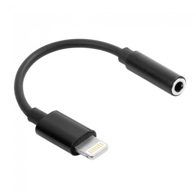 Αντάπτορας Maxlife MXJL-02 3.5mm Θηλυκό σε Lightning Αρσενικό Μαύρο