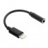 Αντάπτορας Maxlife MXJL-02 3.5mm Θηλυκό σε Lightning Αρσενικό Μαύρο