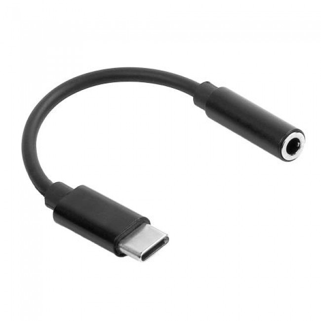 Αντάπτορας Maxlife MXJC-02 3.5mm Θηλυκό σε USB C Αρσενικό Μαύρο