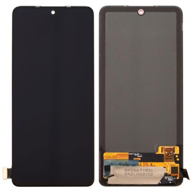 Οθόνη με Touch Screen Xiaomi Poco X4 Pro 5G/ Redmi Note 11 Pro/ Redmi Note 12 Pro AMOLED version Μαύρο (OEM)