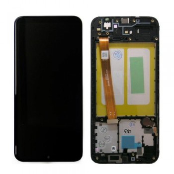 Οθόνη με Touch Screen & Μπροστινή Πρόσοψη Samsung A202F Galaxy A20e Μαύρο (Original)