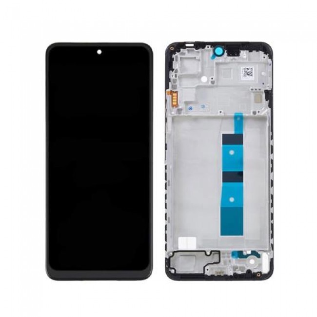 Οθόνη με Touch Screen & Μεσαίο Πλαίσιο Xiaomi Redmi Note 12 4G Μαύρο (Original)