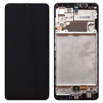 Οθόνη με Touch Screen & Μπροστινή Πρόσοψη Samsung A325F Galaxy A32 4G Μαύρο (Original)