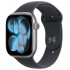 Apple Watch Series 11 46mm Space Γκρι με Sport Band Small-Medium Μαύρο
