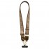 Universal Λουράκι Λαιμού Guess για Θήκες Κινητών CBDY PU Leather Strass Metal Logo 4G Καφέ