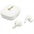 True Wireless Ακουστικά Bluetooth Guess Script Metal Logo 4G Λευκό