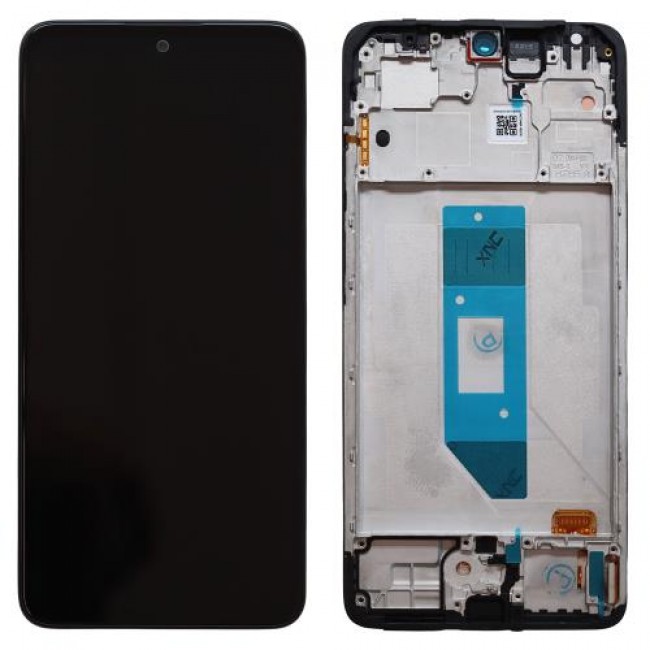 Οθόνη με Touch Screen & Μεσαίο Πλαίσιο Xiaomi Redmi Note 14 4G (Global Version) Μαύρο (Original)