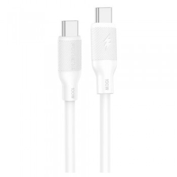Καλώδιο Σύνδεσης USB 2.0 Foneng X80 USB C σε USB C 100W 1m Λευκό