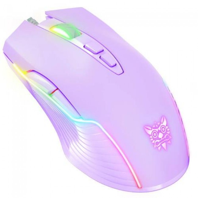 Ενσύρματο Ποντίκι Gaming Onikuma CW905 RGB Μωβ