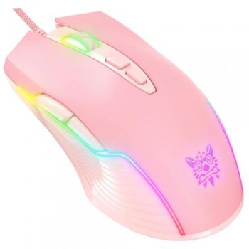 Ενσύρματο Ποντίκι Onikuma Gaming CW905 RGB Ροζ