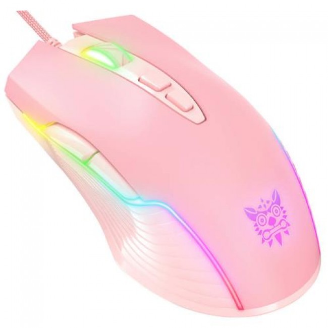 Ενσύρματο Ποντίκι Onikuma Gaming CW905 RGB Ροζ