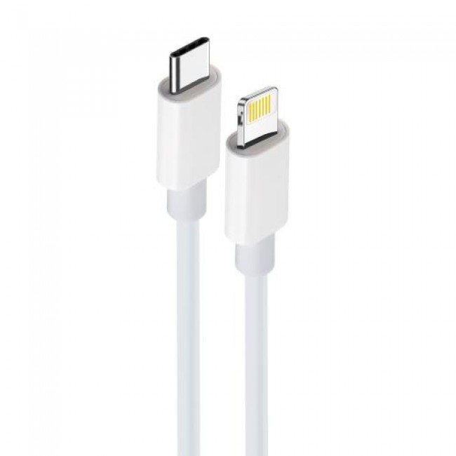 Καλώδιο Σύνδεσης USB 2.0 Maxlife MXUC-05 USB C σε Lightning PD 20W 1m Λευκό
