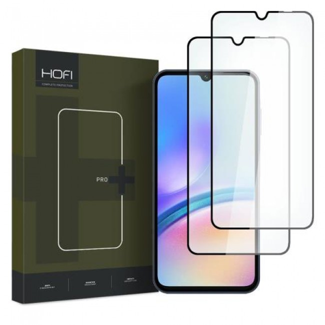 Tempered Glass Full Face Hofi Pro+ Samsung A057G Galaxy A05s Μαύρο (2 τεμ.)