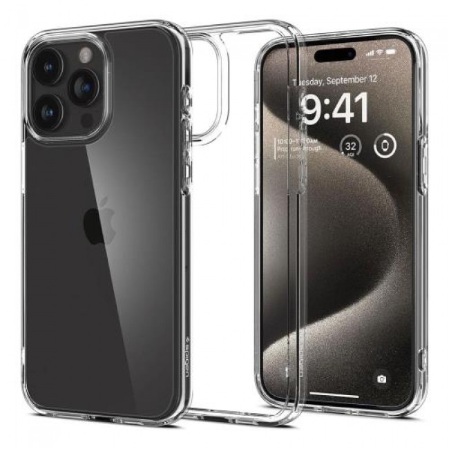 Θήκη TPU & PC Spigen Ultra Hybrid Apple iPhone 15 Pro Διάφανο Θήκη TPU & PC Spigen Ultra Hybrid Apple iPhone 15 Pro Διάφανο