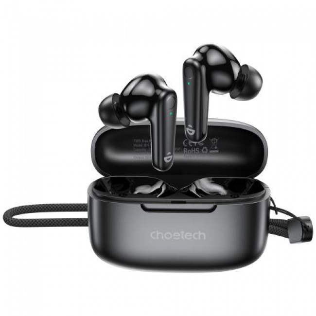 True Wireless Ακουστικά Bluetooth Choetech BH-T86 Μαύρο True Wireless Ακουστικά Bluetooth Choetech BH-T86 Μαύρο