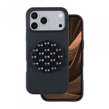 Θήκη Silicon & PC inos Apple iPhone 17 Pro Max με Suction Cup Μαύρο