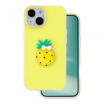 Θήκη TPU & PC inos Apple iPhone 13 Fresh Pop Pineapple Κίτρινο