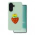 Θήκη TPU & PC inos Samsung A576B Galaxy A57 5G Fresh Pop Strawberry Φυστικί