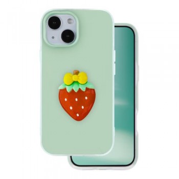 Θήκη TPU & PC inos Apple iPhone 13 Fresh Pop Strawberry Φυστικί
