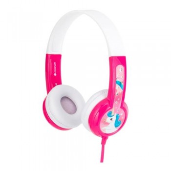Ενσύρματα Ακουστικά Κεφαλής Buddyphones Discover για Παιδιά Ροζ