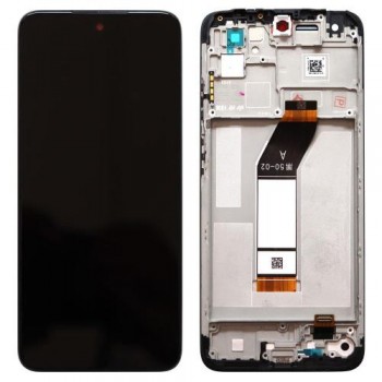 Οθόνη με Touch Screen & Μεσαίο Πλαίσιο Xiaomi Redmi 10 Γκρι (Original)
