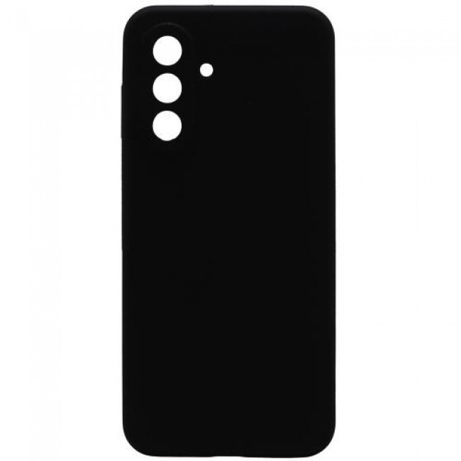 Θήκη Liquid Silicon inos Samsung A576B Galaxy A57 5G Velvet Μαύρο