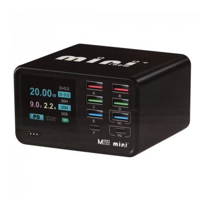 Πολυφορτιστής Πάγκου MaAnt DianBa Mini+ με 8 Θύρες USB A & USB C PD/ QC 100W & Οθόνη Ενδείξεων Πολυφορτιστής Πάγκου MaAnt DianBa Mini+ με 8 Θύρες USB A & USB C PD/ QC 100W & Οθόνη Ενδείξεων