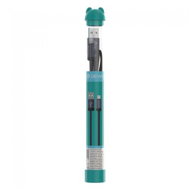 Καλώδιο Σύνδεσης USB 2.0 Devia EC021 USB A σε Lightning Bubble Fish 1m Μαύρο Καλώδιο Σύνδεσης USB 2.0 Devia EC021 USB A σε Lightning Bubble Fish 1m Μαύρο