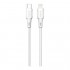 Καλώδιο Σύνδεσης USB 2.0 Devia EC631 USB C σε Lightning 3A 27W Silicone Pro3 1m Λευκό