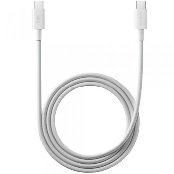 Καλώδιο Σύνδεσης USB 2.0 Xiaomi BHR087KGL Braided USB C σε USB C 120W 6A 1m Λευκό