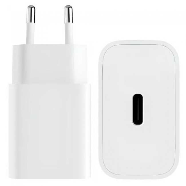 Φορτιστής Ταξιδίου Ταχείας Φόρτισης Xiaomi με Έξοδο USB C 20W Λευκό