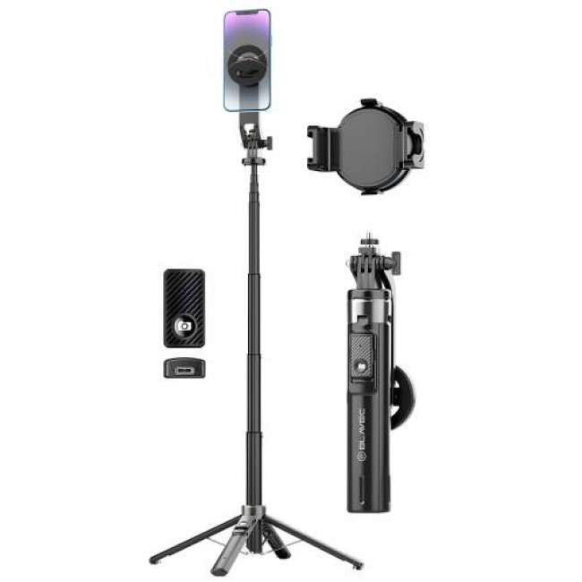 Ασύρματο Selfie Stick & Τρίποδο Blavec Aluminium Fusion P-06 με Τηλεχειριστήριο για Smartphones 1,34m Μαύρο Ασύρματο Selfie Stick & Τρίποδο Blavec Aluminium Fusion P-06 με Τηλεχειριστήριο για Smartphones 1,34m Μαύρο