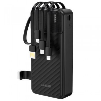 Φορτιστής Ανάγκης Dudao K11Pro 10W 20000mAh με 4 Ενσωματωμένα Καλώδια Μαύρο Φορτιστής Ανάγκης Dudao K11Pro 10W 20000mAh με 4 Ενσωματωμένα Καλώδια Μαύρο