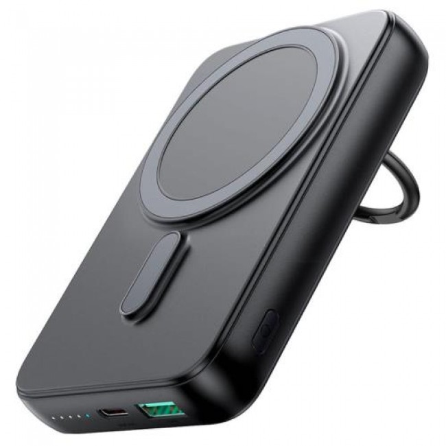 Φορτιστής Ανάγκης Joyroom JR-W050 20W 10000mAh PD Magnetic Wireless με Δακτύλιο Στήριξης Μαύρο Φορτιστής Ανάγκης Joyroom JR-W050 20W 10000mAh PD Magnetic Wireless με Δακτύλιο Στήριξης Μαύρο