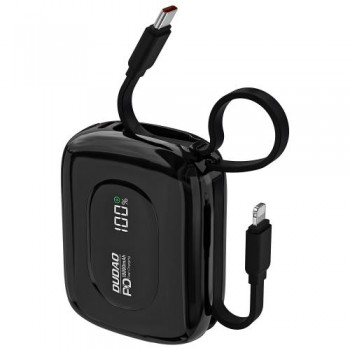 Φορτιστής Ανάγκης Dudao K32 22.5W 10000mAh με 2 Ενσωματωμένα Καλώδια Μαύρο Φορτιστής Ανάγκης Dudao K32 22.5W 10000mAh με 2 Ενσωματωμένα Καλώδια Μαύρο