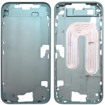 Μεσαίο Πλαίσιο Apple iPhone 16 Plus 5G με Πλήκτρο Κάμερας Τιρκουάζ (OEM)