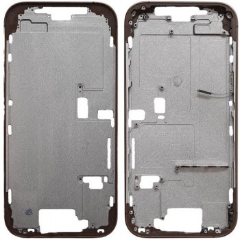 Μεσαίο Πλαίσιο Apple iPhone 16 Pro 5G με Πλήκτρο Κάμερας Χρυσό (OEM)