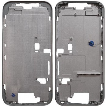 Μεσαίο Πλαίσιο Apple iPhone 16 Pro 5G με Πλήκτρο Κάμερας Λευκό (OEM)