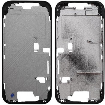 Μεσαίο Πλαίσιο Apple iPhone 16 Pro 5G με Πλήκτρο Κάμερας Μαύρο (OEM)