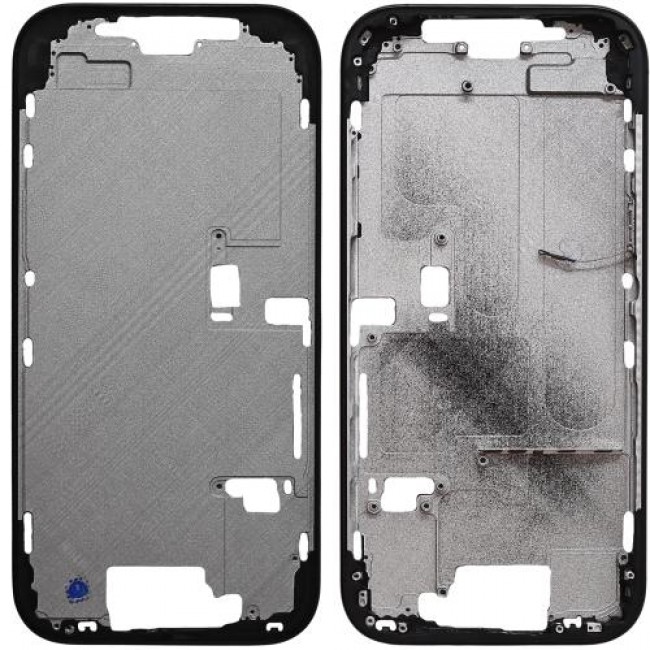 Μεσαίο Πλαίσιο Apple iPhone 16 Pro 5G με Πλήκτρο Κάμερας Μαύρο (OEM)
