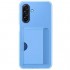 Θήκη Σιλικόνης Samsung EF-OA176TLE A176 Galaxy A17 5G με Card Slot Μπλε