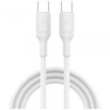 Καλώδιο Σύνδεσης USB 2.0 inos UltraCon USB C σε USB C 100W 1m Λευκό
