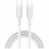 Καλώδιο Σύνδεσης USB 2.0 inos UltraCon USB C σε USB C 100W 1m Λευκό