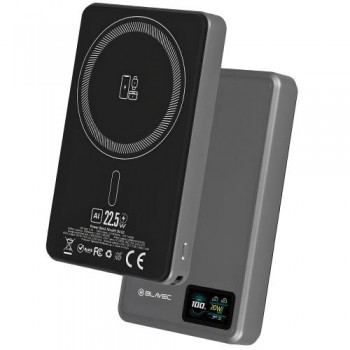 Φορτιστής Ανάγκης Blavec BJ-03 22.5W 10000mAh 3 σε 1 Magnetic Γκρι