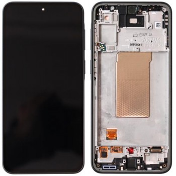 Οθόνη με Touch Screen & Μπροστινή Πρόσοψη Samsung A376 Galaxy A37 5G Γκρι (Original)