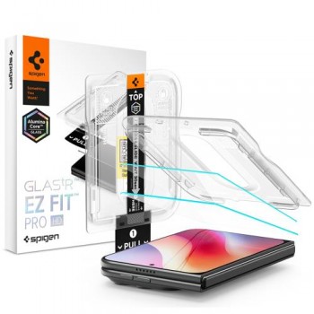 Tempered Glass Full Face Spigen Glas.tR EZ-FIT Apple iPhone Duo Διάφανο (2 τεμ.) Tempered Glass Full Face Spigen Glas.tR EZ-FIT Apple iPhone Duo Διάφανο (2 τεμ.)