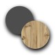 Μπουφές Augusta pakoworld oak-ανθρακί 160x40x78.5εκ Μπουφές Augusta pakoworld oak-ανθρακί 160x40x78.5εκ